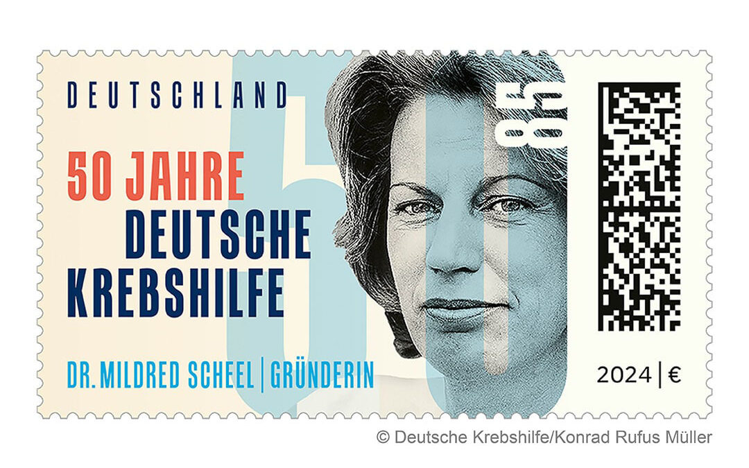 Sonderbriefmarke der Deutschen Krebshilfe