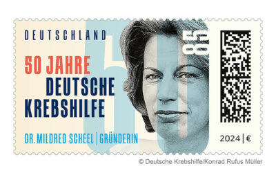 50 Jahre Deutsche Krebshilfe mit Sonderbriefmarke